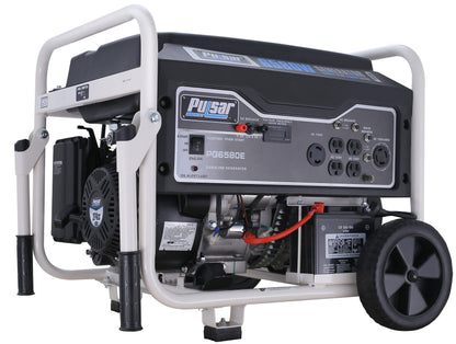 Pulsar 6580W Gas Powered Portable Generator with Electric Start and 240V Output