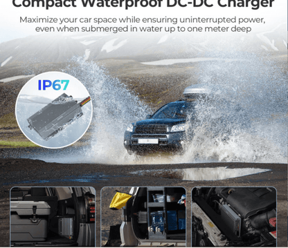 Renogy IP67 50A DC-DC Battery Charger with MPPT & Bluetooth Monitoring